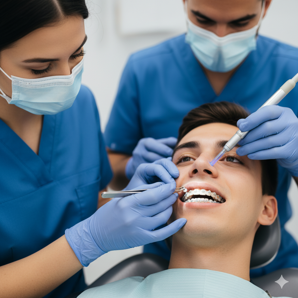 Teeth Braces Clip Treatment